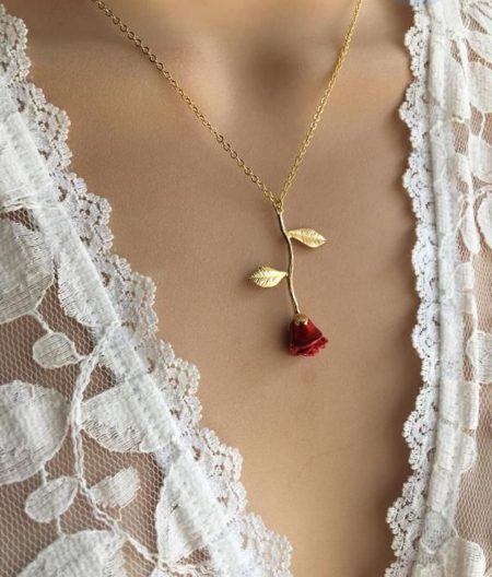 Red Rose Kolye