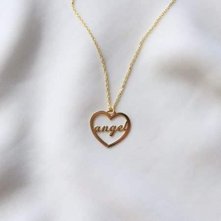 Angel gümüş kolye