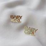 Baby girl gümüş küpe