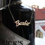 Barbie gümüş kolye