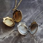 Deniz Kabuğu Çelik Kolye Fotoğraflı anı kolye (4)