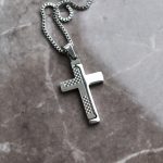Çelik Cross Haç Kolye (7)