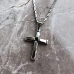Çelik Cross Haç Kolye