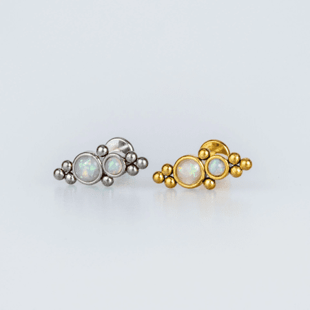 Tragus Piercing Opal