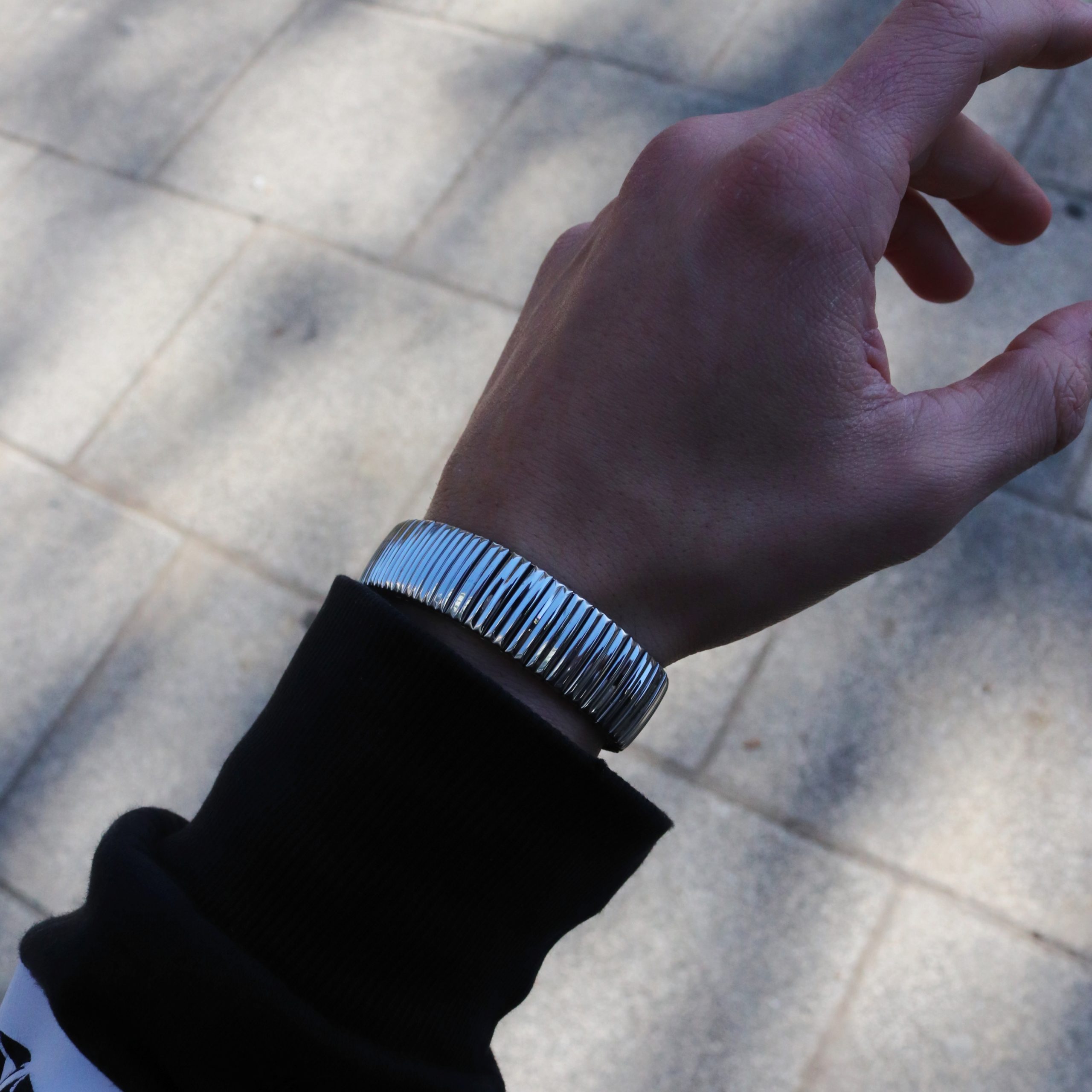 Erkek çelik kalın bilezik bileklik (13) Erkek çelik kalın bilezik bileklik