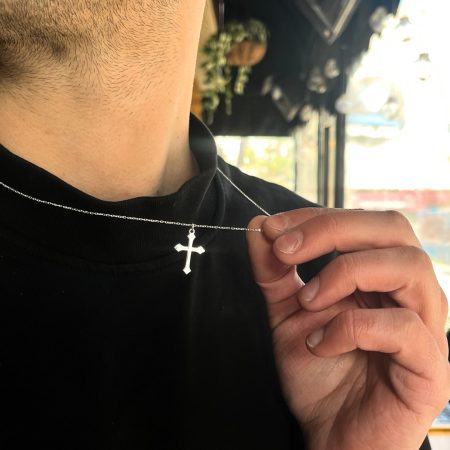 Erkek gümüş tasarım kolye takı modelleri